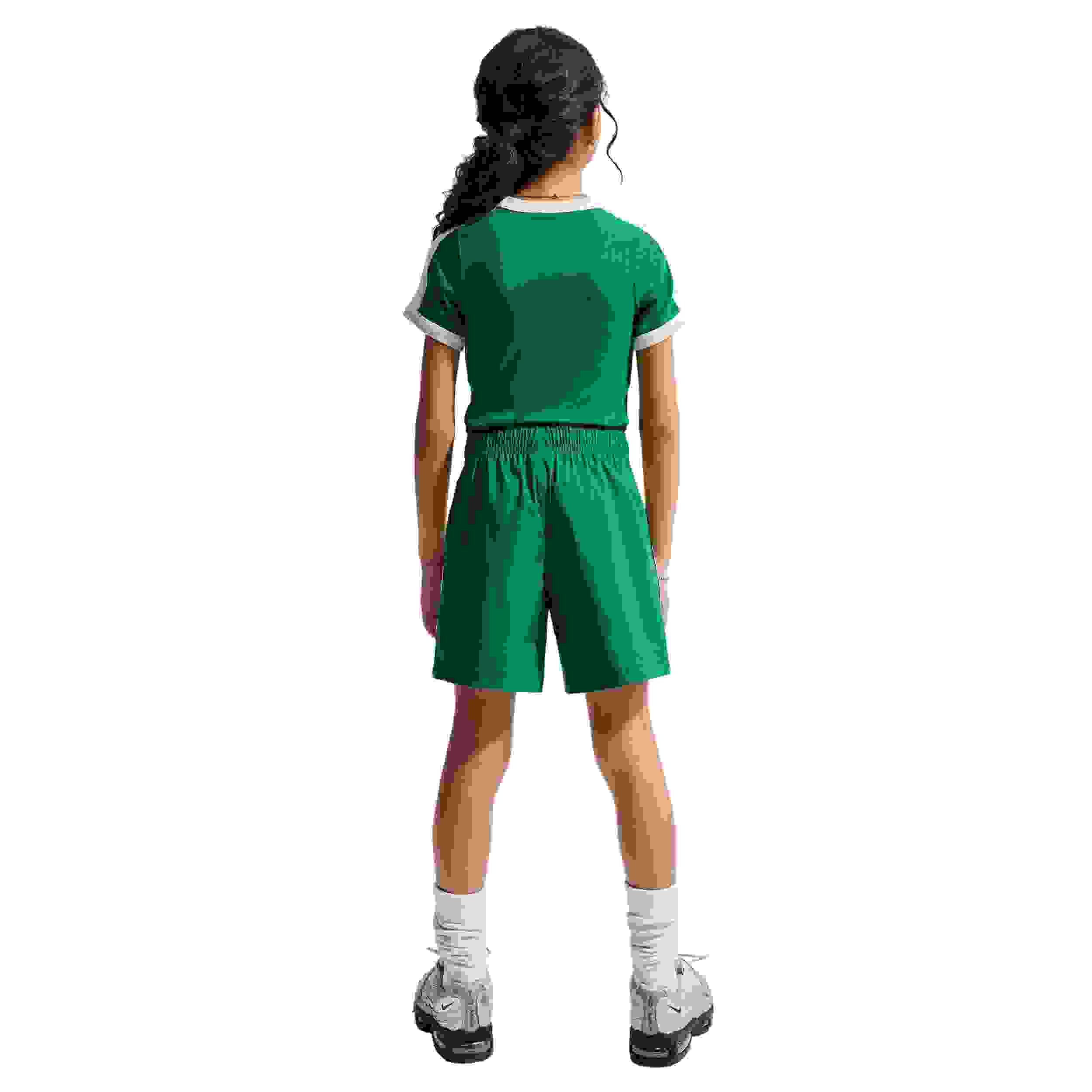 Nike Sportswear Big Kids' Green Woven Shorts